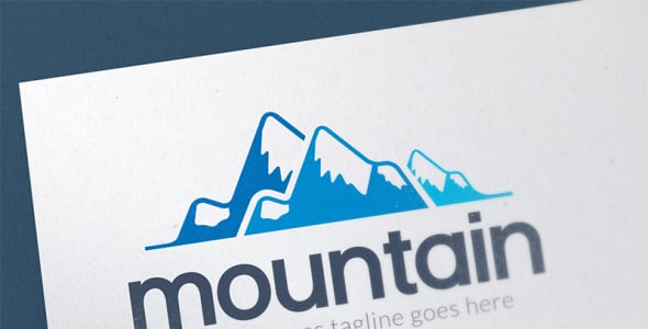 Шаблон логотипа на тему графика