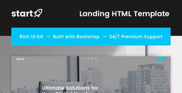 консультационный шаблон целевой страницы