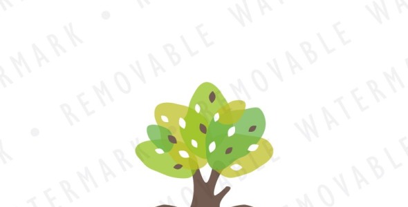 Шаблон логотипа на тему графика