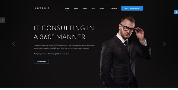 шаблон бизнес-консалтинга joomla