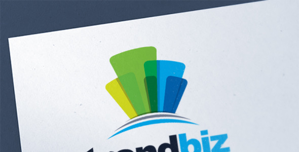 Шаблон логотипа на тему графика