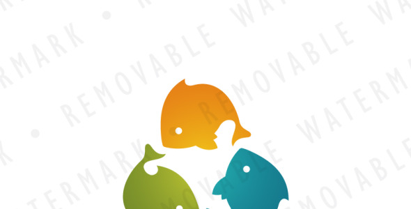 Шаблон логотипа на тему графика