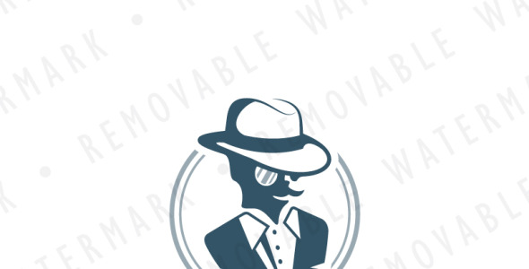 Шаблон логотипа на тему графика