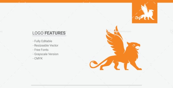 Шаблон логотипа на тему графика