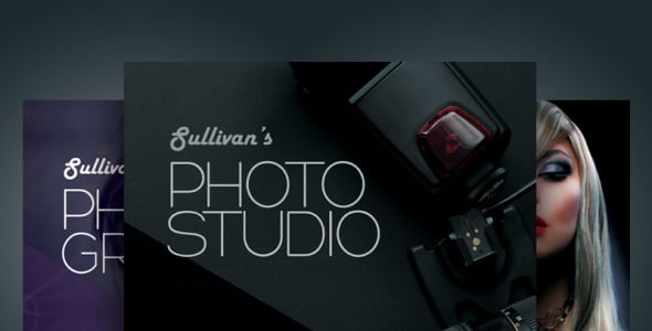 PSD шаблон на тему портфолио фотографа