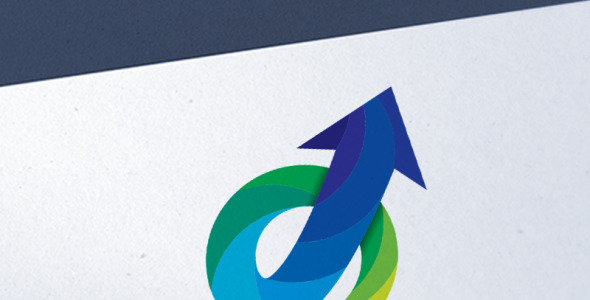 Шаблон логотипа на тему графика