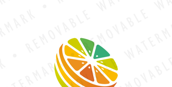 Шаблон логотипа на тему графика