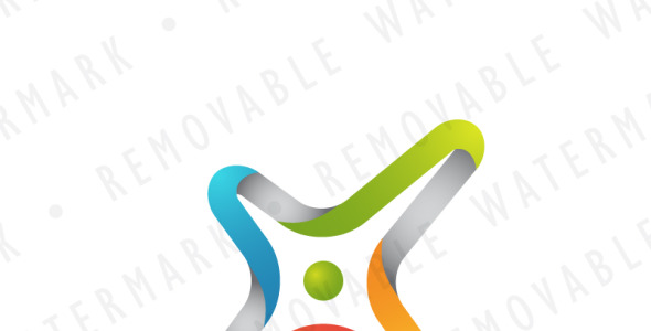 Шаблон логотипа на тему графика