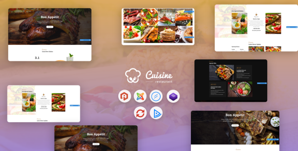 шаблон food service joomla
