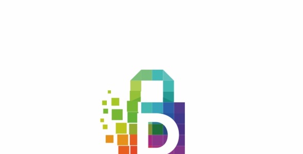 Шаблон логотипа на тему графика