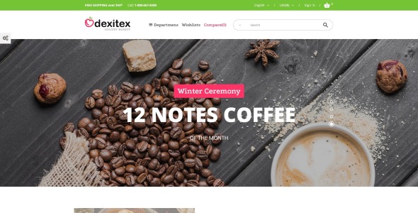 продуктовый рынок prestashop тема