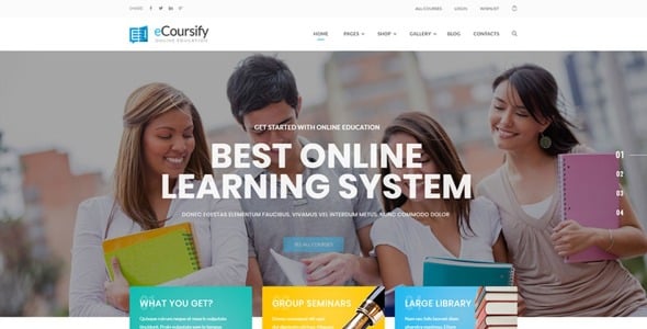 лмс для онлайн курсов wordpress тема