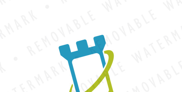 Шаблон логотипа на тему графика