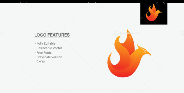 Шаблон логотипа на тему графика