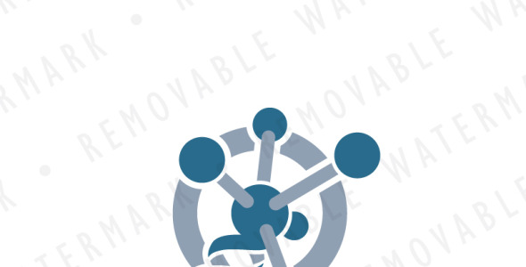 Шаблон логотипа на тему графика