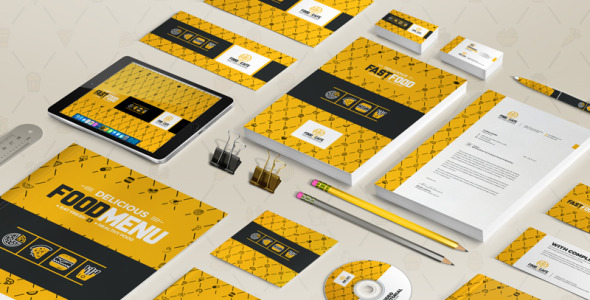 Фирменный стиль на тему графика