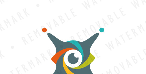 Шаблон логотипа на тему графика