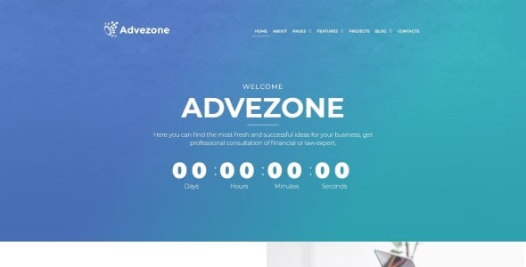 тема wordpress для финансового консультанта