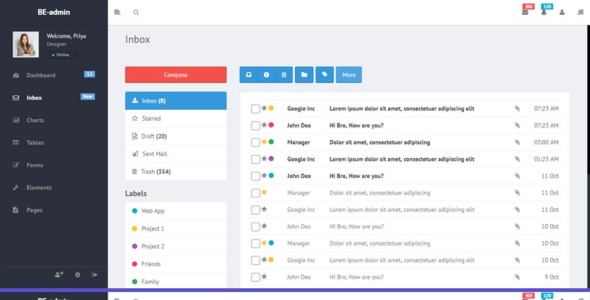 шаблон администратора bootstrap