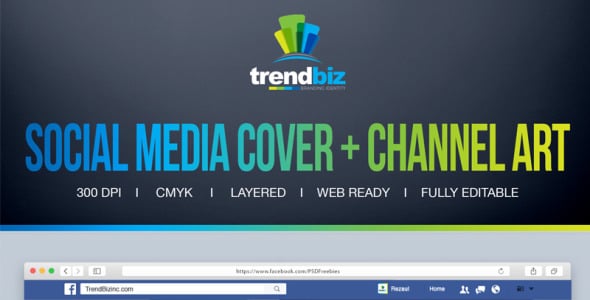 Шаблон для соцсетей на тему графика