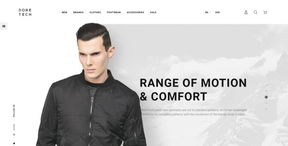 doretech 1.7 prestashop тема