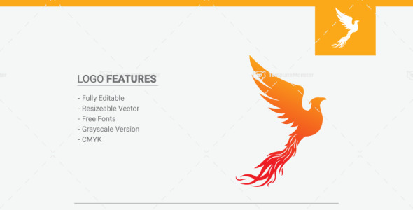 Шаблон логотипа на тему графика