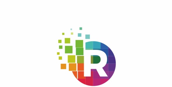 Шаблон логотипа на тему графика