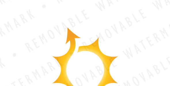 Шаблон логотипа на тему графика