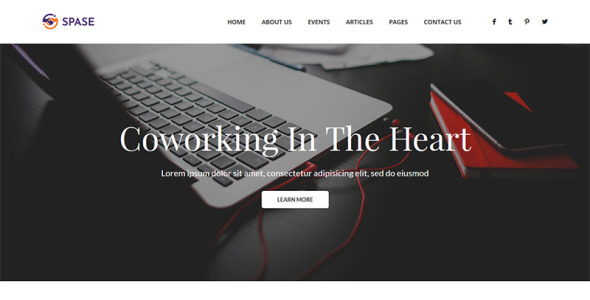 бизнес и коворкинг html шаблон сайта