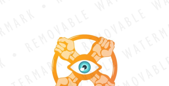 Шаблон логотипа на тему графика