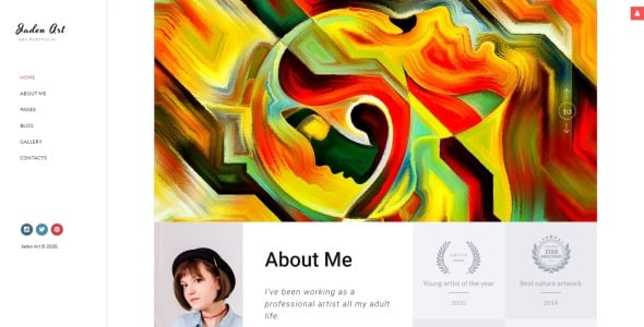 шаблон art portfolio joomla