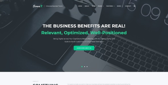 it услуги бизнес тема wordpress