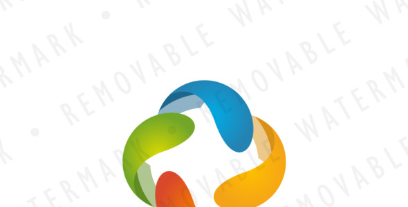 Шаблон логотипа на тему графика