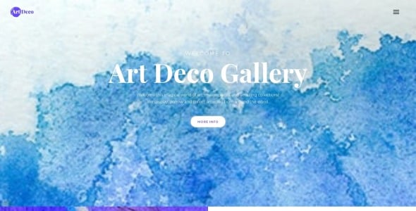 галерея Арт галерея wordpress тема