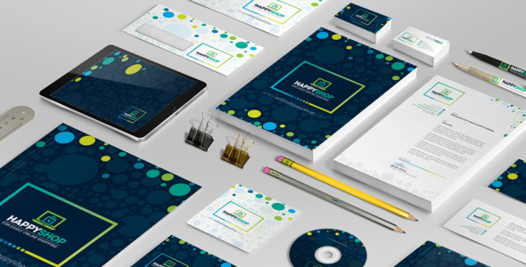 Фирменный стиль на тему графика