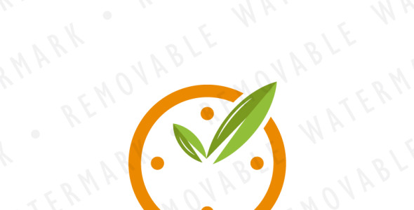 Шаблон логотипа на тему графика