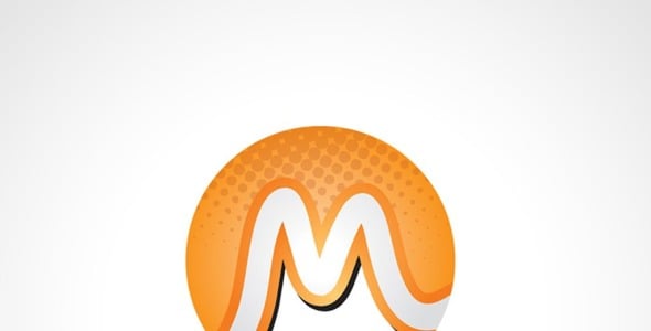 Шаблон логотипа на тему графика