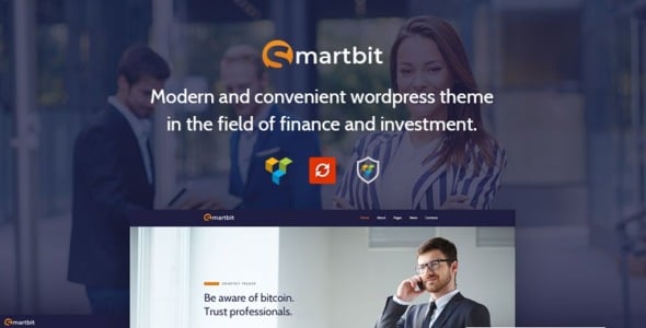 финансы и корпоративная тема wordpress