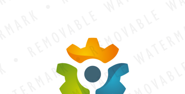 Шаблон логотипа на тему графика