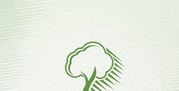 Шаблон логотипа на тему графика