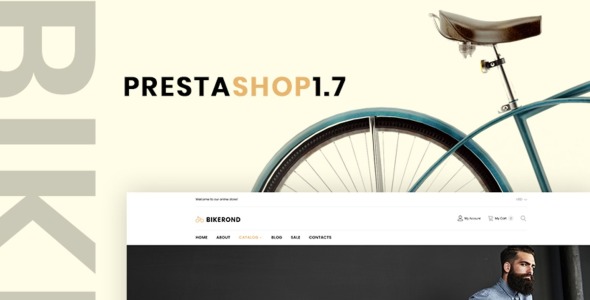 велосипедный магазин prestashop тема