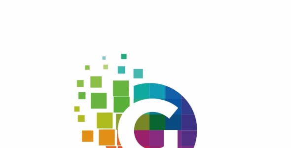 Шаблон логотипа на тему графика