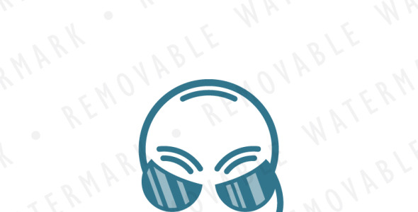 Шаблон логотипа на тему графика