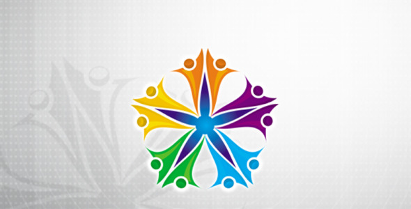 Шаблон логотипа на тему графика