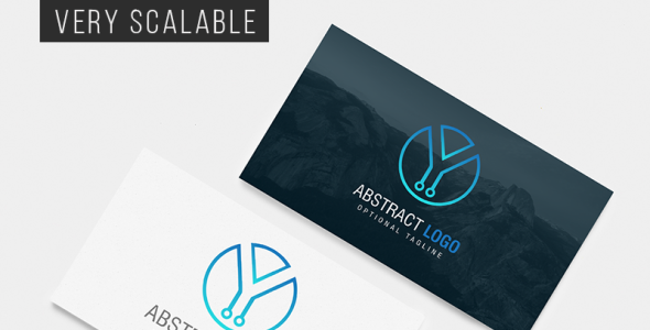 Шаблон логотипа на тему графика