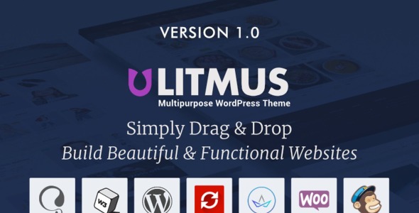 креативная многоцелевая тема wordpress