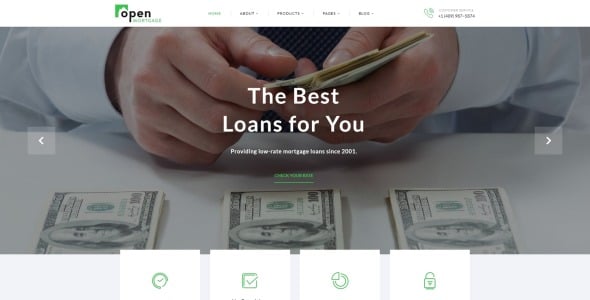 classy loan consulting company многостраничный html шаблон сайта