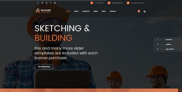 строительство и создание html шаблона сайта
