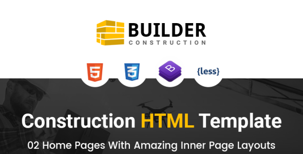 строительная компания html шаблон сайта