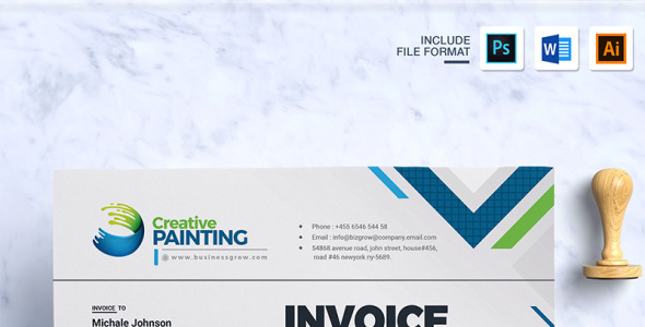 Адаптивный Фирменный стиль на тему графика